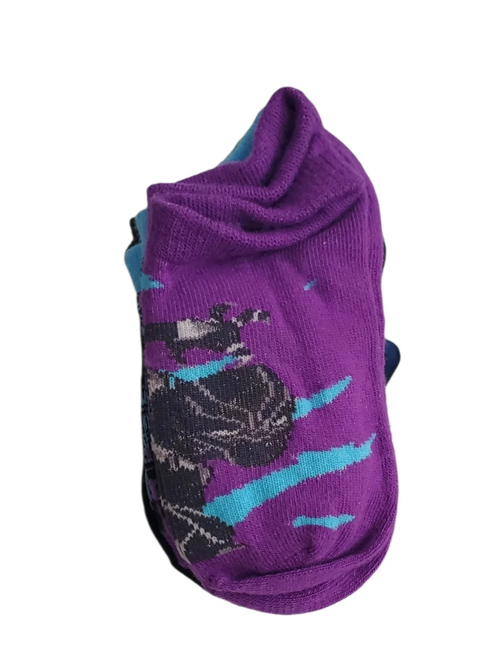 Avenger Black Panther Low-Cut Socks - Black & Bright Blue 5 Pack